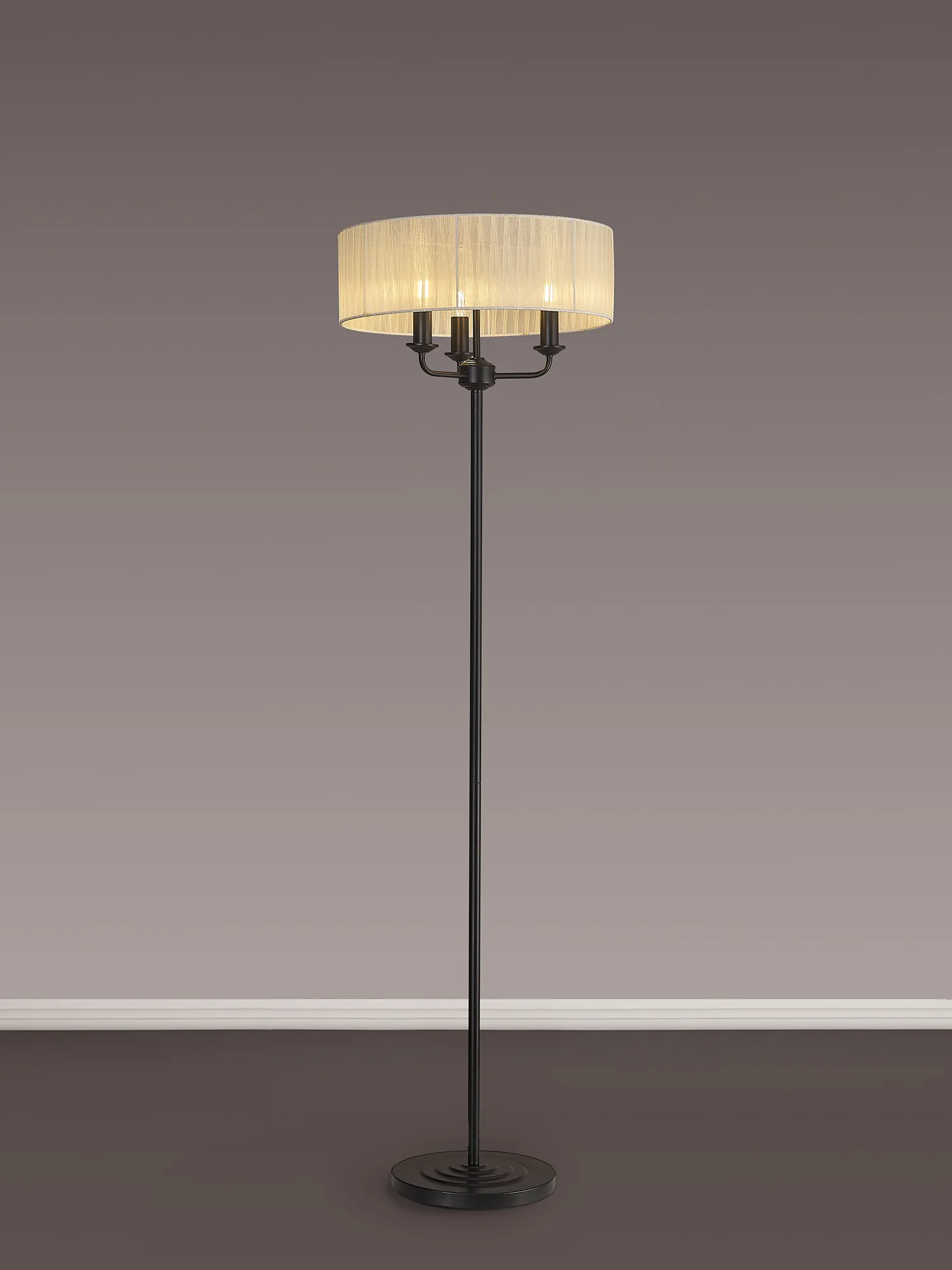 Banyan MB CR Floor Lamps Deco Shaded Floor Lamps